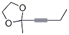 1,3-Dioxolane, 2-(1-butynyl)-2-methyl- (9CI) CAS#: 35792-10-0