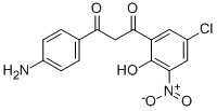 1,3-PROPANEDIONE, 1-(4-AMINOPHENYL)-3-(5-CHLORO-2-HYDROXY-3-NITROPHENYL)- CAS#: 357166-58-6