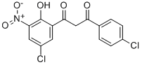 1,3-PROPANEDIONE, 1-(5-CHLORO-2-HYDROXY-3-NITROPHENYL)-3-(4-CHLOROPHENYL)- CAS#: 357166-57-5