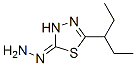 1,3,4-Thiadiazol-2(3H)-one,5-(1-ethylpropyl)-,hydrazone(9CI) CAS#: 299440-51-0