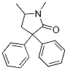 1,5-Dimethyl-3,3-diphenyl-2-pyrrolidone CAS#: 30223-75-7