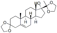 17-hydroxypregn-5-ene-3,20-dione cyclic bis(ethylene acetal) CAS#: 3386-00-3