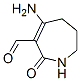 1H-Azepine-3-carboxaldehyde, 4-amino-2,5,6,7-tetrahydro-2-oxo- (9CI) CAS#: 344746-26-5
