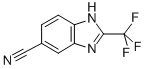 1H-BENZIMIDAZOLE-5-CARBONITRILE, 2-(TRIFLUOROMETHYL)- CAS#: 3671-61-2