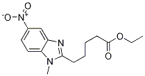 1H-Benzimidazole-2-pentanoic acid, 1-methyl-5-nitro-, ethyl ester CAS#: 3543-76-8