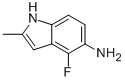 1H-Indol-5-amine,4-fluoro-2-methyl-(9CI) CAS#: 398487-76-8