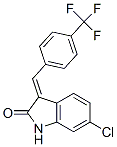 1H-Indole-2(3H)-one, 6-chloro-3-(4-trifluoromethylbenzylidene)- CAS#: 35315-59-4