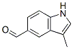 1H-Indole-5-carboxaldehyde, 3-methyl- (9CI) CAS#: 3613-07-8