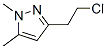 1H-Pyrazole,  3-(2-chloroethyl)-1,5-dimethyl- CAS#: 54055-31-1