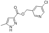 1H-Pyrazole-3-carboxylic acid, 5-methyl-, (5-chloro-3-pyridinyl)methyl ester CAS#: 37744-42-6