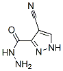 1H-Pyrazole-3-carboxylicacid,4-cyano-,hydrazide(9CI) CAS#: 321574-31-6