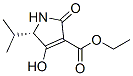 1H-Pyrrole-3-carboxylic acid, 2,5-dihydro-4-hydroxy-5-(1-methylethyl)-2-oxo-, ethyl ester, (5S)- (9CI) CAS#: 386758-76-5