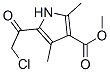 1H-Pyrrole-3-carboxylic acid, 5-(chloroacetyl)-2,4-dimethyl-, methyl ester (9CI) CAS#: 356568-77-9