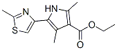 1H-Pyrrole-3-carboxylicacid,2,4-dimethyl-5-(2-methyl-4-thiazolyl)-,ethylester(9CI) CAS#: 306280-74-0