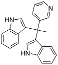 1H,1'H-3,3'-(1-pyridin-3-yl-ethane-1,1-diyl)-bis-indole CAS#: 37707-64-5