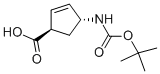 (1R,4R)-4-(tert-butoxycarbonylamino)cyclopent-2-enecarboxylic acid CAS#: 298716-03-7