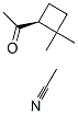(1S,3S)-3-ACETYL-2,2-DIMETHYLCYCLOBUTANE ACETONITRILE CAS#: 39863-94-0
