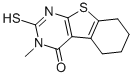 (1)benzothieno(2,3-d)pyrimidin-4(1h)-one,2,3,5,6,7,8-hexahydro-3-methyl-2-thio CAS#: 38201-61-5