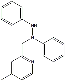2-((1,2-Diphenylhydrazinyl)Methyl)-4-Methylpyridine CAS#: 32812-36-5