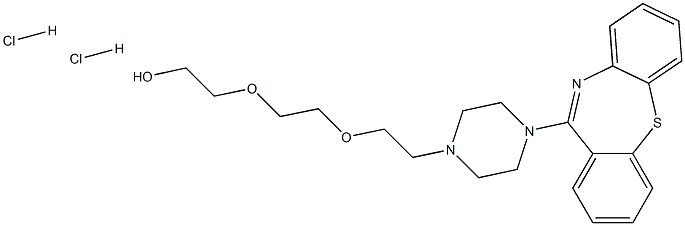 2-(2-(2-(4-(Dibenzo[b,f][1,4]thiazepin-11-yl)piperazin-1-yl)ethoxy)ethoxy)ethanol dihydrochloride CAS#: 329216-69-5