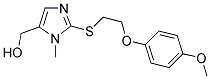 (2-([2-(4-METHOXYPHENOXY)ETHYL]SULFANYL)-1-METHYL-1H-IMIDAZOL-5-YL)METHANOL CAS#: 338422-59-6