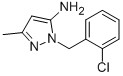 2-(2-CHLORO-BENZYL)-5-METHYL-2H-PYRAZOL-3-YLAMINE CAS#: 3524-40-1