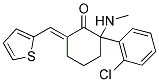 2-(2-CHLORO-PHENYL)-2-METHYLAMINO-6-THIOPHEN-2-YLMETHYLENE-CYCLOHEXANONE CAS#: 380343-37-3