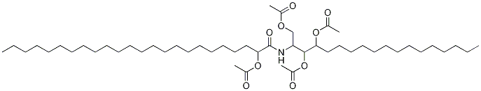 2-(2'-HydroxytetracosanoylaMino)-octadecane-1,3,4-triol tetraacetate CAS#: 340702-68-3