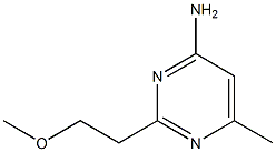 2-(2-Methoxyethyl)-6-MethylpyriMidin-4-aMine CAS#: 3120-36-3