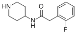2-(2-fluorophenyl)-N-piperidin-4-ylacetamide CAS#: 309251-30-7