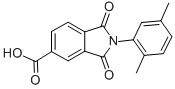 2-(2,5-DIMETHYL-PHENYL)-1,3-DIOXO-2,3-DIHYDRO-1H-ISOINDOLE-5-CARBOXYLIC ACID CAS#: 306320-92-3