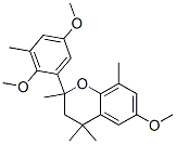 2-(2,5-Dimethoxy-3-methylphenyl)-3,4-dihydro-6-methoxy-2,4,4,8-tetramethyl-2H-1-benzopyran CAS#: 38102-52-2