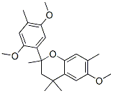 2-(2,5-Dimethoxy-4-methylphenyl)-3,4-dihydro-6-methoxy-2,4,4,7-tetramethyl-2H-1-benzopyran CAS#: 38102-49-7