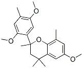 2-(2,5-Dimethoxy-4-methylphenyl)-3,4-dihydro-6-methoxy-2,4,4,8-tetramethyl-2H-1-benzopyran CAS#: 38102-51-1