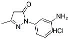 2-(3-AMINOPHENYL)-5-METHYL-2,4-DIHYDRO-PYRAZOL-3-ONE HYDROCHLORIDE CAS#: 292151-88-3