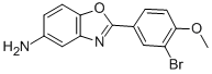 2-(3-BROMO-4-METHOXYPHENYL)-1,3-BENZOXAZOL-5-AMINE CAS#: 293737-88-9