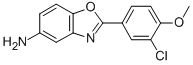 2-(3-CHLORO-4-METHOXY-PHENYL)-BENZOOXAZOL-5-YLAMINE CAS#: 293737-87-8