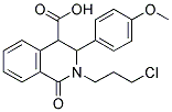2-(3-CHLOROPROPYL)-3-(4-METHOXYPHENYL)-1-OXO-1,2,3,4-TETRAHYDRO-4-ISOQUINOLINECARBOXYLIC ACID CAS#: 385383-38-0