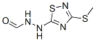 2-(3-Methylthio-1,2,4-thiadiazol-5-yl)hydrazinecarbaldehyde CAS#: 38362-25-3
