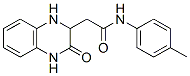 2-(3-OXO-1,2,3,4-TETRAHYDRO-QUINOXALIN-2-YL)-N-P-TOLYL-ACETAMIDE CAS#: 36932-41-9