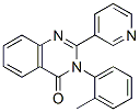 2-(3-Pyridinyl)-3-(2-methylphenyl)-3,4-dihydroquinazoline-4-one CAS#: 39142-69-3