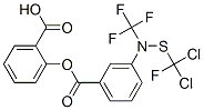2-[[3-[[(dichlorofluoromethyl)thio](trifluoromethyl)amino]benzoyl]oxy]benzoic acid CAS#: 30119-19-8