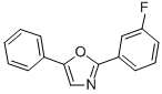 2-(3-fluorophenyl)-5-phenyloxazole CAS#: 324-57-2