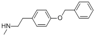 2-(4-(Benzyloxy)phenyl)-N-methylethanamine CAS#: 38961-21-6