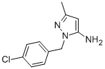 2-(4-CHLORO-BENZYL)-5-METHYL-2H-PYRAZOL-3-YLAMINE CAS#: 3524-41-2