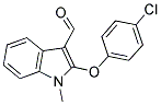 2-(4-CHLOROPHENOXY)-1-METHYL-1H-INDOLE-3-CARBALDEHYDE CAS#: 338416-66-3