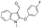 2-(4-FLUOROPHENOXY)-1-METHYL-1H-INDOLE-3-CARBALDEHYDE CAS#: 338416-70-9