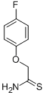 2-(4-FLUOROPHENOXY)ETHANETHIOAMIDE CAS#: 35370-93-5