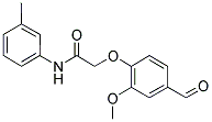 2-(4-FORMYL-2-METHOXY-PHENOXY)-N-M-TOLYL-ACETAMIDE CAS#: 31539-30-7