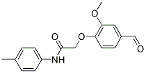 2-(4-FORMYL-2-METHOXY-PHENOXY)-N-P-TOLYL-ACETAMIDE CAS#: 31438-74-1